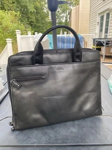 Black Lodis Computer case/ Organizer Lodis 13-1/2” X 11” Nice Condition READ - Picture 1 of 14