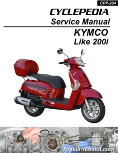 KYMCO Like 200i Cyclepedia Scooter Service Manual Printed - Picture 1 of 1
