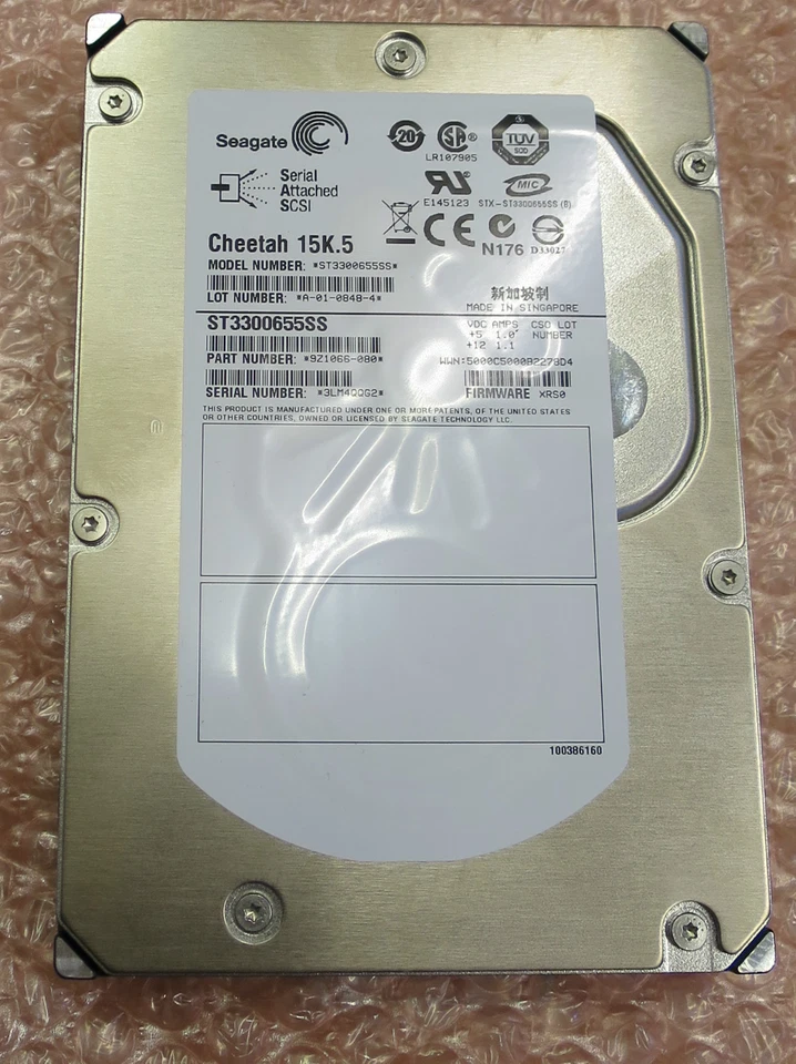 Dell EqualLogic 300Gb 15K.5 ST3300655SS 9Z1066-080 94557-01 XRS0 HDD - Image 1 of 1