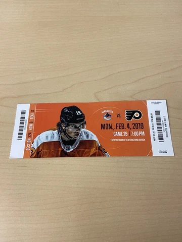 PHILADELPHIA FLYERS - 2,000th NHL WIN - FEB 4th, 2019  FULL HOCKEY TICKET STUB! Cover