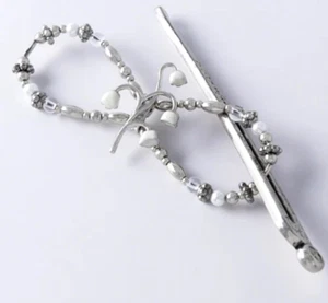 Lilla Rose Flexi - Clip 4690 Lillian Barrette niquelado - Imagen 1 de 1