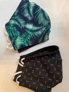Máscaras faciales de tela Goodfellow & Co 2 piezas para hombre/mujer - OSFM - Imagen 1 de 3