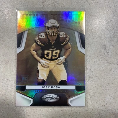 2016 Panini Certified Football Joey Bosa Gold Team RC Chargers - Image 1 of 2