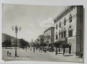 28499 Cartolina - Foggia - Cerignola - Corso Garibaldi - VG 1953 - Imagen 1 de 2