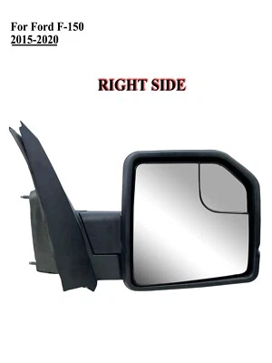 Passenger Right Side Door Mirror Power Glass Manual Folding for 15-20 Ford F-150 - Image 1 of 4