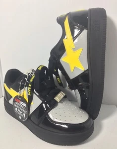 SUPER RARE - A Bathing Ape DC Comics x Bapesta Low M1 ‘Batman’ Size 6 - Picture 1 of 14