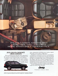 Jeep Grand Cherokee Orvis 1996 edición ~ anuncio impreso de colección - Imagen 1 de 1