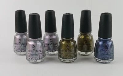 PACK DE 6 ESMALTES DE UÑAS PORCELANA ESMALTADOS CON ENDURECEDORES LOTE MIXTO COLORES EN DESCRIPCIÓN Foto 1 de 4