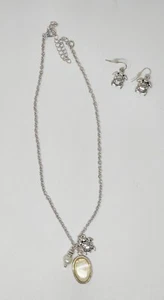 MODESCHMUCK HALSKETTE/OHRRING SET SCHILDKRÖTE - Bild 1 von 1