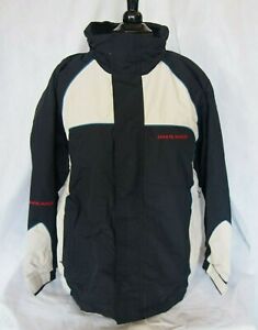 White Rock Kid's Ex-Hire Waterproof Warm Hooded Ski Jacket - Beige / Black