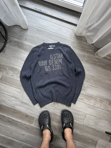 G-Star Denim GS 3301 Knit Sweater Vintage - Picture 1 of 7