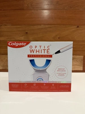 Kit profesional para llevar a casa Colgate Optic blanco kit de blanqueamiento dental seguro esmaltado Foto 1 de 4