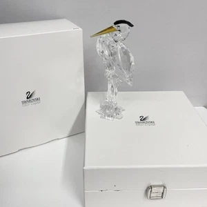 Swarovski Crystal Silver Heron NIB $275.00 A 7670 NR 000 001 - Picture 1 of 14