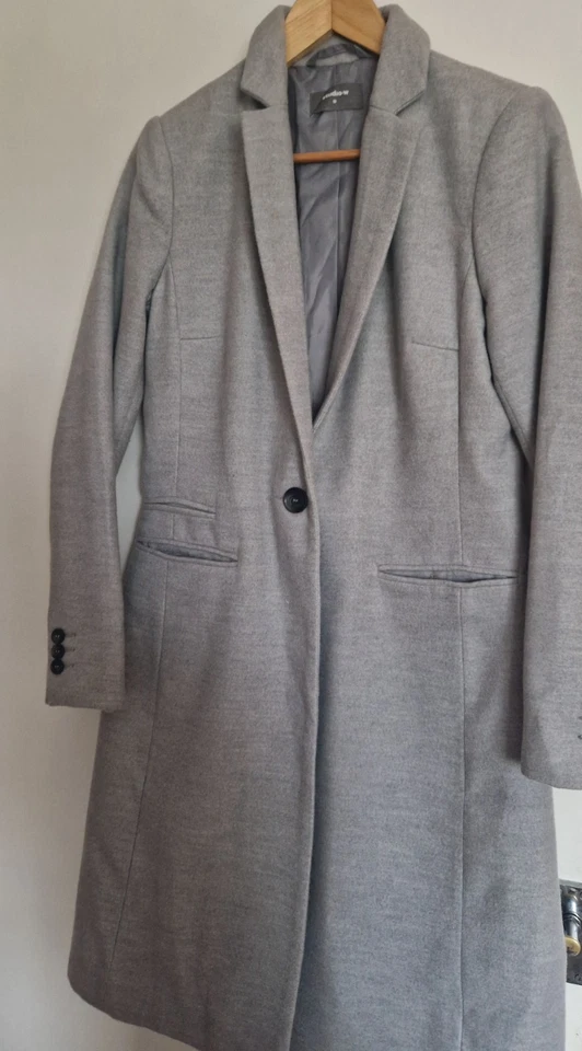 StudioM Grey womens Coat Size 10 - Image 1 of 4