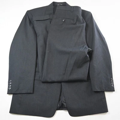 Vtg Stafford Hart Marx 37R 38R 32x32 Gray 100% Wool USA Mens Jacket Pants Suit - Image 1 of 4