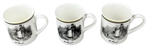Villeroy & Boch Audun Chasse Mug Coffee Cocoa Germany Set of 3 - Picture 1 of 4
