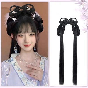 Natural Hanfu Wig Hanfu Wig Headband Synthetic Hair Piece Hair Extensions - Picture 1 of 12