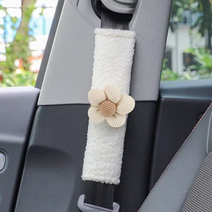 1x Car Seat Belt Cushion Cover Shoulder Straps Harness Cushion Protector Pad - Picture 1 of 11