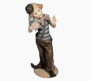 Lladro Salvador Debon Sculptor "Clown With Alarm Clock" Porcelain Figurine 5056 - Picture 1 of 16