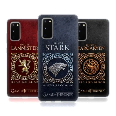 FUNDA OFICIAL HBO JUEGO DE TRONOS SELLOS METÁLICOS GEL SUAVE PARA TELÉFONOS SAMSUNG 1 Foto 1 de 4
