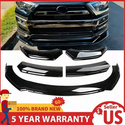 Kit de carrocería de alerón de barbilla divisor de labios para parachoques delantero para Toyota 4Runner SUV 1968-2023 Foto 1 de 4