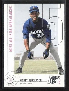 2002 Topps Ten #115 Rickey Henderson - Bild 1 von 2