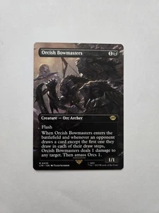 Orcish Bowmasters (Borderless) - Universes Beyond: The Lord of the Rings Reg NM - Picture 1 of 2