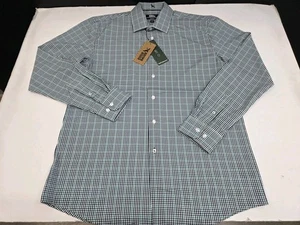 Neu mit Etikett Eddie Bauer Performance Langarm Slim Fit Stretch kariertes Hemd L #7864 - Bild 1 von 11