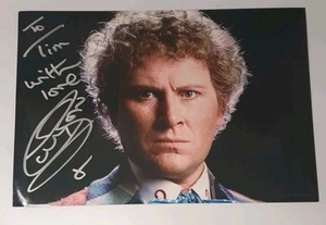 Dr Who Colin Baker Hand Signed Autograph 12x8 - Picture 1 of 3