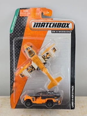 MATCHBOX ON A MISSION, MBX EXPLORERS, LAND & AIR 2 PACK 2014 BRAND NEW  - Image 1 of 4