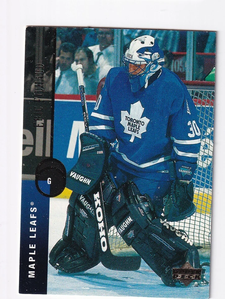 Eric Fichaud 1994-95 Upperdeck Hockey Card #338 Maple Leaves - Image 1 of 1