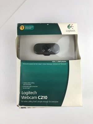 Logitech c210 1.3MP VGA Webcam With Microphone Complete - Image 1 of 4