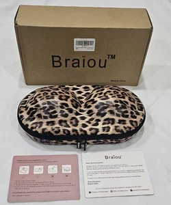 Braiou Bra Case Premium Travel Bag/organizer  For A-C Cup, Large, ( Leopard ... - Picture 1 of 8