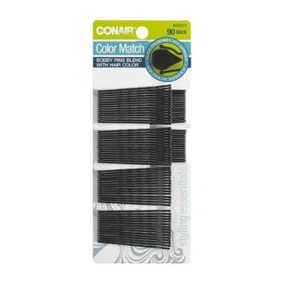 Conair Pin & Match Bobby Pins, Black, 90-Pieces - Image 1 of 2