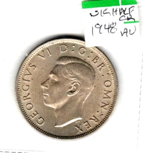 UK 1948 HALF CROWN AU/BU - Picture 1 of 2