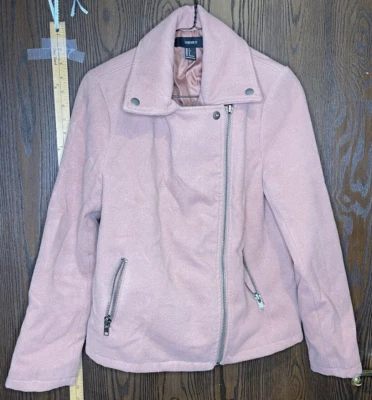 Chaqueta informal Forever 21 para mujer talla S color melocotón mezcla de algodón Foto 1 de 4