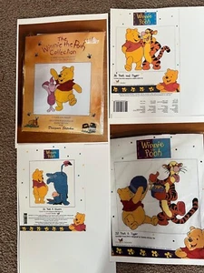 J5 J6 J11 J12 Four Winnie Pooh & Friends cross stitch PATTERNS not kits - Picture 1 of 12