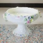 St Michael Pastel Floral Decorative Pedestal Candy Dish Ceramic Porcelain