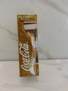 Coca-Cola Olimpiadi Pechino 2004 (bottiglia vetro relè torcia) molto rara! Come nuovo - Foto 1 di 7