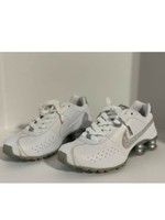 Vintage 2014 Nike Shox Classic (GS) Youth Girl's/Boy's Leather White/Silver  Shoe | eBay