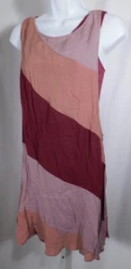 FREE PEOPLE NUEVO CON ETIQUETAS Para mujeres Bloque de Color Malva con Deslizantes Vestido Tanque Talla M - Imagen 1 de 6