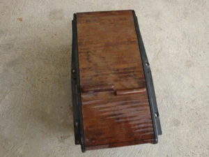RARE MERCEDES SL 129 600SL SL600 ASHTRAY CASSETTE HOLDER ASSEMBLY BURL WOOD - Picture 1 of 7
