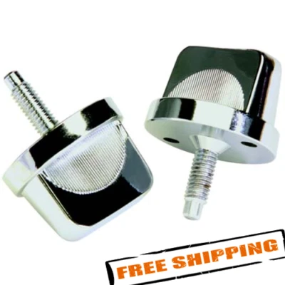 Conjunto de 2 botões de para-brisa de aço inoxidável polido Kentrol 30510 - Imagem 1 de 3