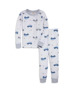 Bloomie’s Boys’ Vehicles Pajama Set, White, (12-18) - Picture 1 of 1