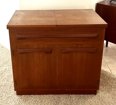 MCM Danish Buffet with Fold Out Top Cover