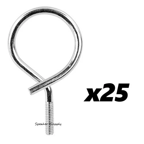 1-1/2" Threaded Bridle Ring 25 Pack Cable Wire Management Hook SKY5003 - Image 1 of 1