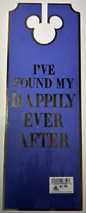 Disney Parks Happily Ever After / Once Upon A Time Reversible Door Hanger NEW - Picture 1 of 4