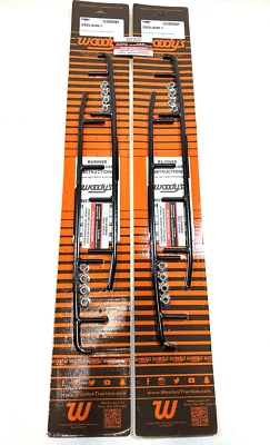 2 PACK Woodys 4" Carbide  Trail Blazer Runners 99-02 MXZ 500 600 700 - ESD3-8250 - Image 1 of 4