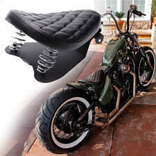 Motorcycle Solo Seat Leather For Harley Sportster XL883 1200 48 Softail Chopper