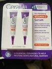 Cerave Skin Renewing Vitamin C Serum 10% Pure Vitamin C   2  X  1 Oz